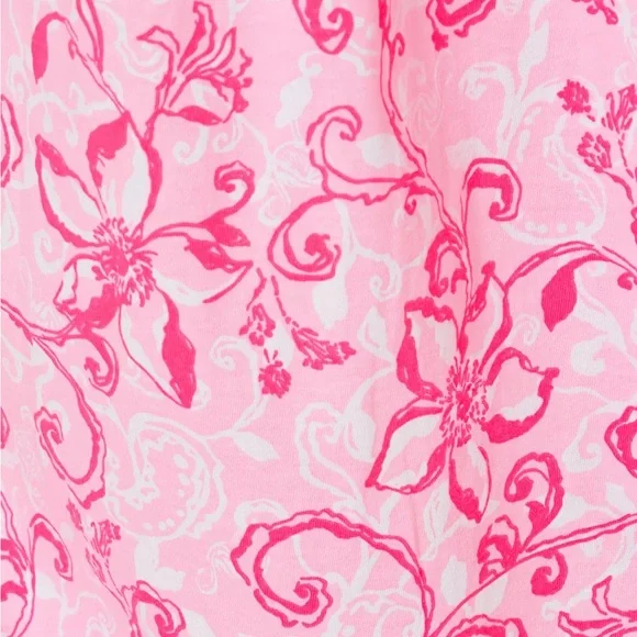 New Lilly Pulitzer Dev Dress Conch Shell Pink Flamingle Garden - Picture 7 of 9